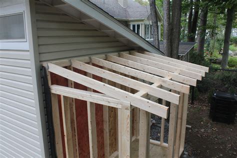 Sheltering structure attached to a building Figgerits.